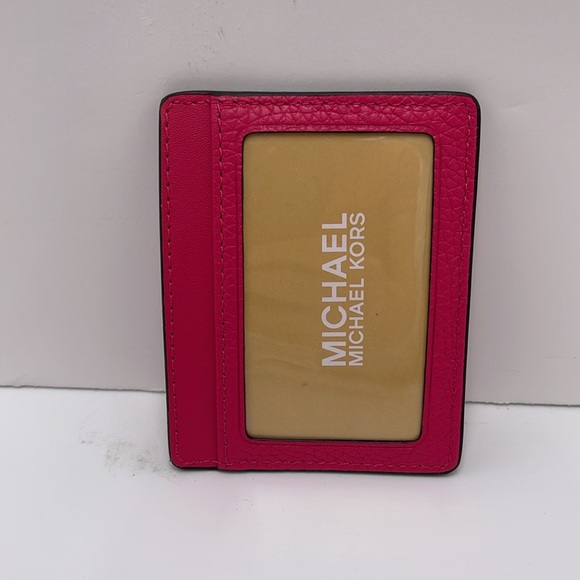 MICHAEL KORS
Large Pebbled Leather Card Holder Case
Electric Pink 
NWT - Picture 3 of 16